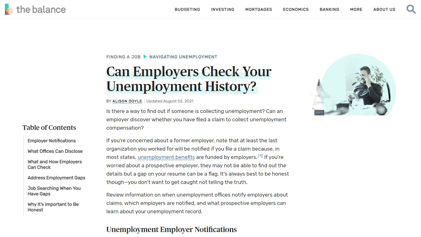 Can Employers Check Your Unemployment History? - The Balance Careers